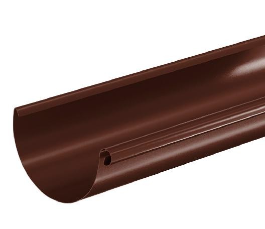 Водосток Aquasistem, система 150/100 - Водосточный желоб 3.00м RAL 8017 Коричневый купить в Валдае