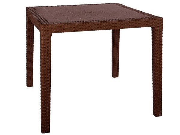 Стол квадратный FIJI Quatro Table Коричневый купить в Валдае