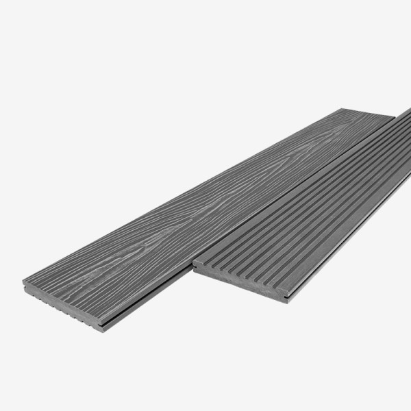 Террасная доска из ДПК RusDecking Unodeck Solid - Серый купить в Валдае