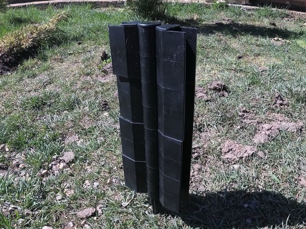 Угловой элемент поворотный, пластиковый от 60° до 300° для доски 300х30 мм из ДПК чёрный Holzhof купить в Валдае