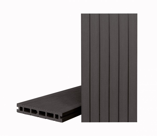 Террасная доска Классик Чёрное дерево (пустотелая с пазом) купить в Валдае