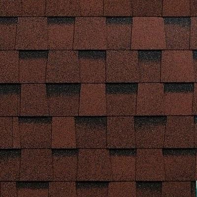 Двухслойная ламинированная черепица Shinglas, серия Фазенда – Красный купить в Валдае