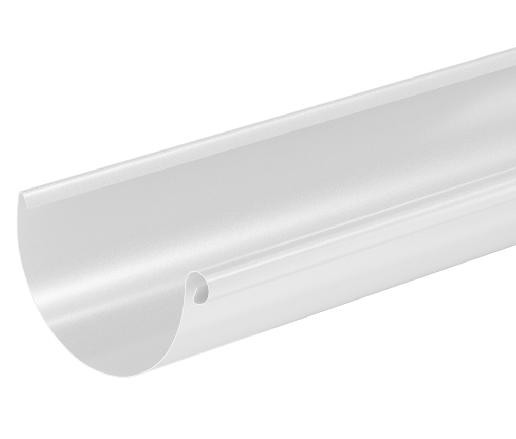 Водосток Aquasistem, система 125x90 - Водосточный желоб 3.00м RR 20 Белый купить в Валдае