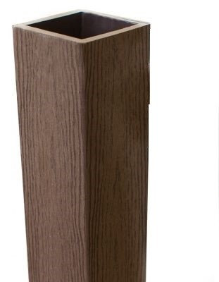 Столб опорный Woodvex Co-Extrusion Темно - Коричневый купить в Валдае