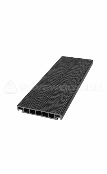 Террасная доска из ДПК SW Salix (S) (R) черный купить в Валдае